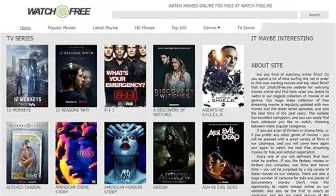 Watch free movies online in HD and 4K on Watchfree